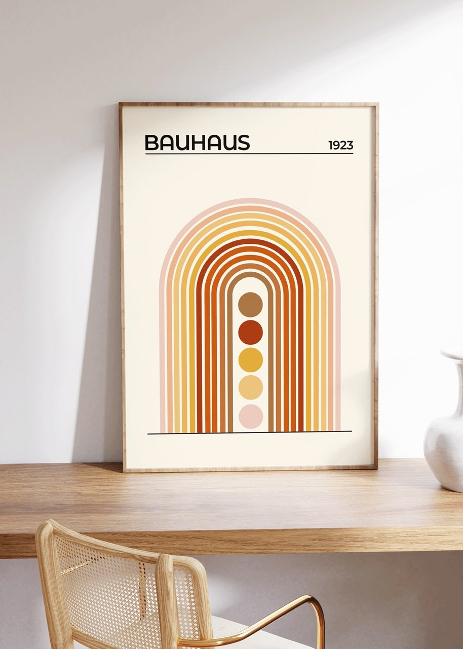 Bauhaus Çerçevesiz Poster