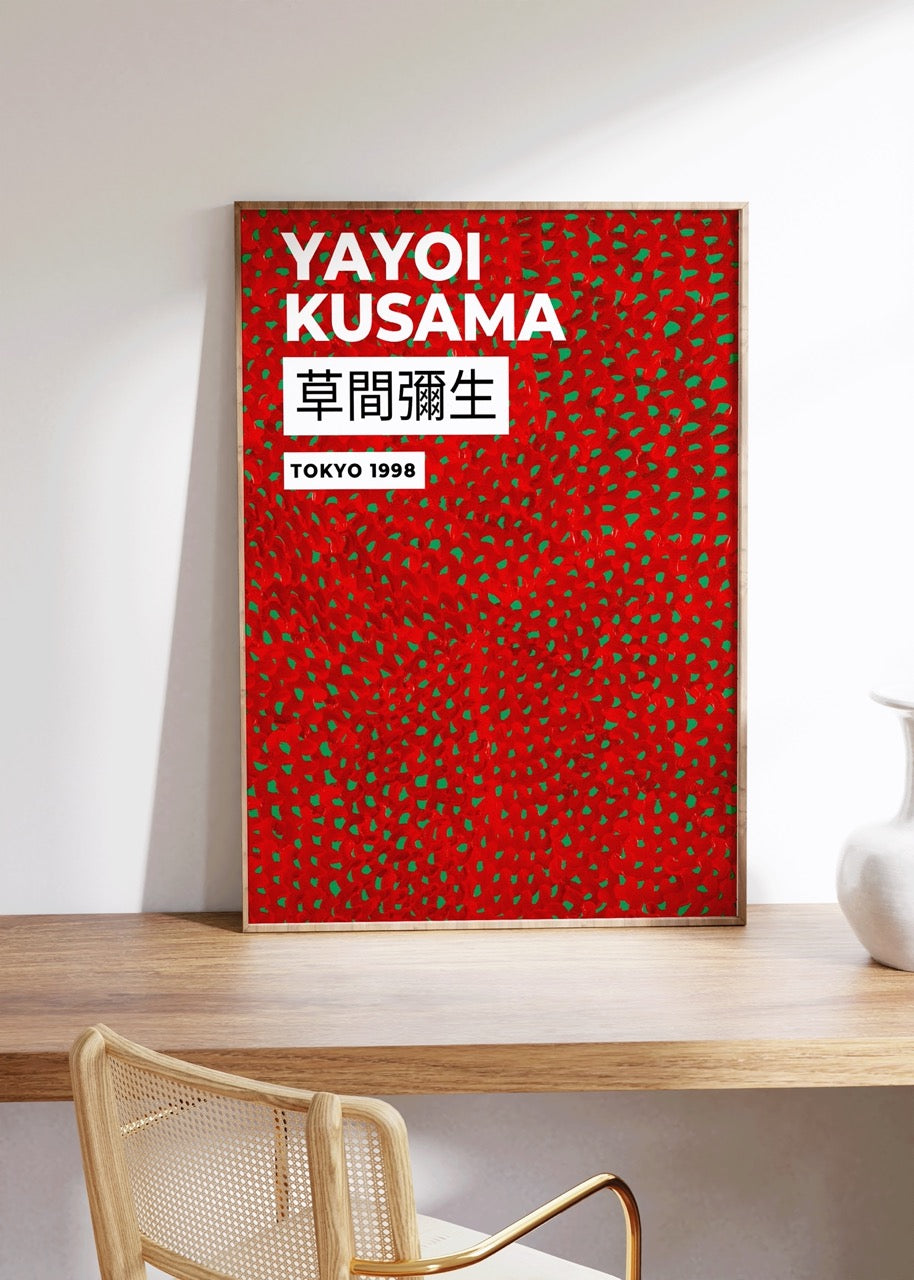 Yayoi Kusama Çerçevesiz Poster