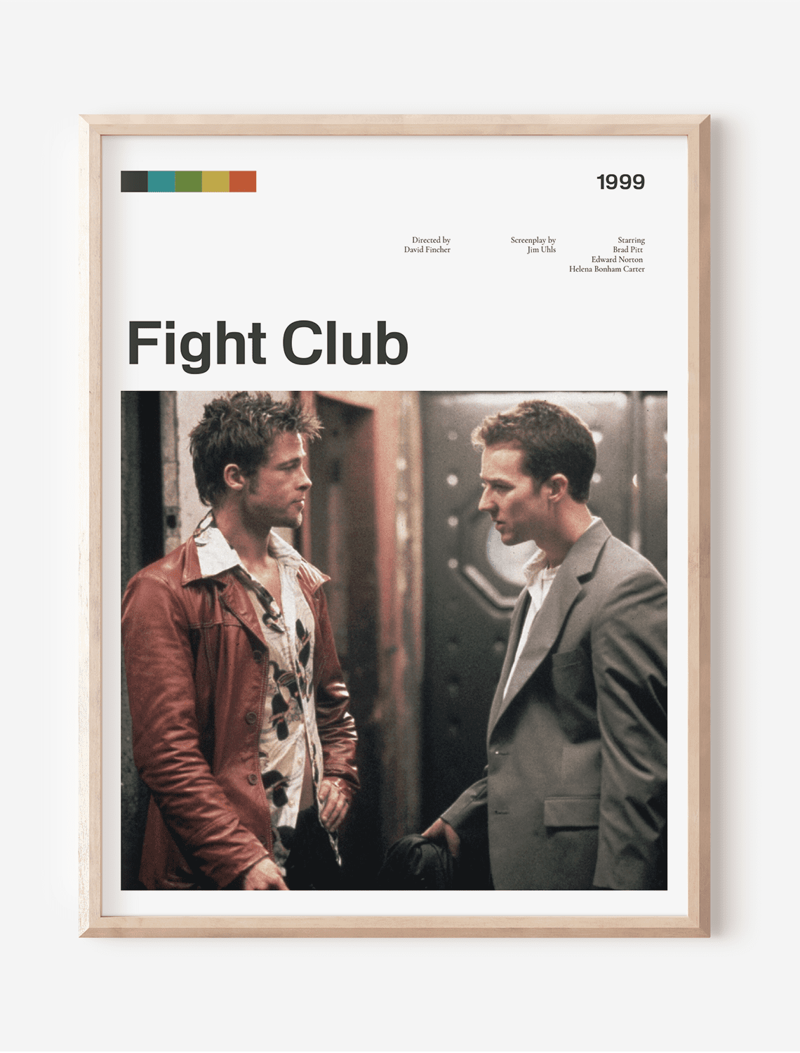 Fight Club Film Çerçevesiz Poster