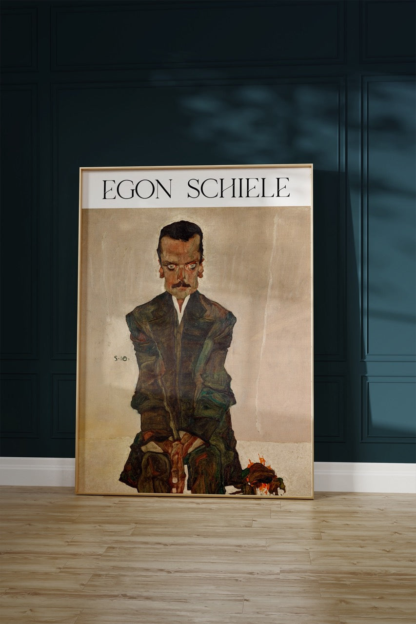 Egon Schiele Çerçevesiz Poster