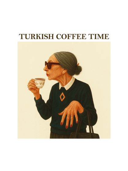 Turkish Coffee Time Poster Baskı