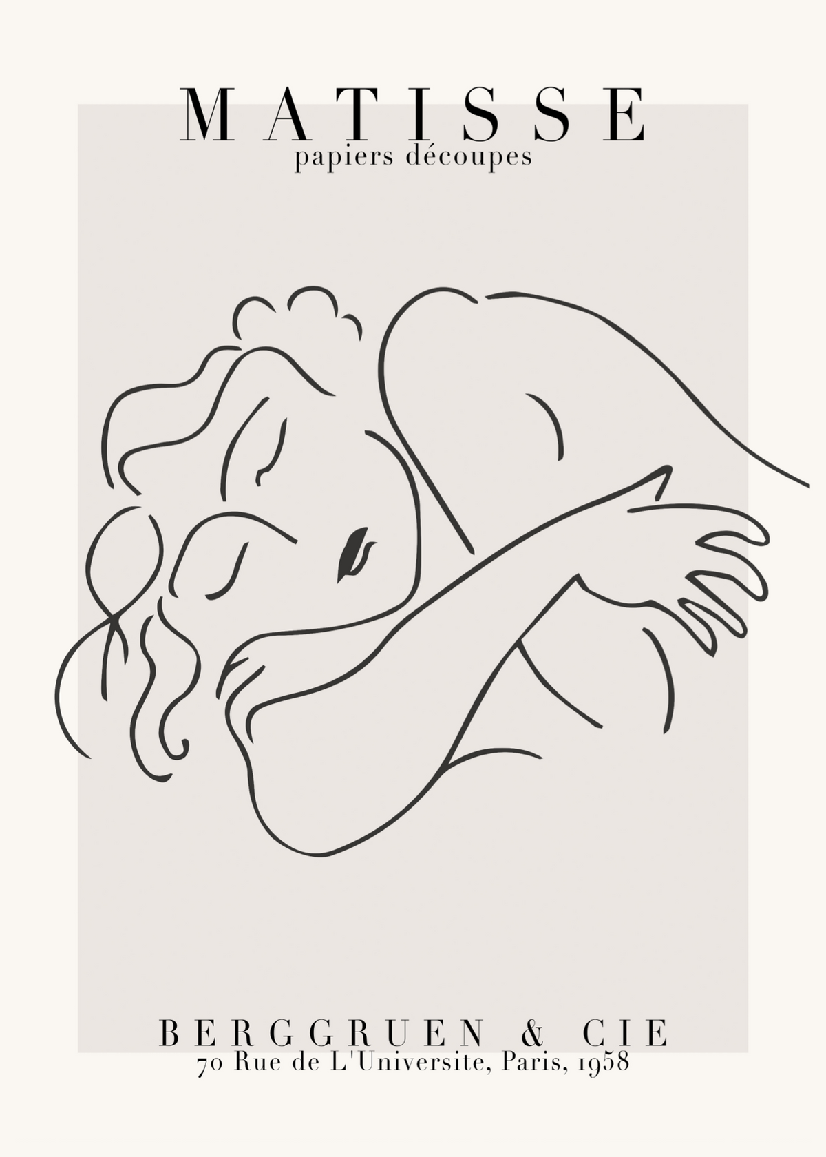 Sleeping Woman – Matisse Poster Baskı