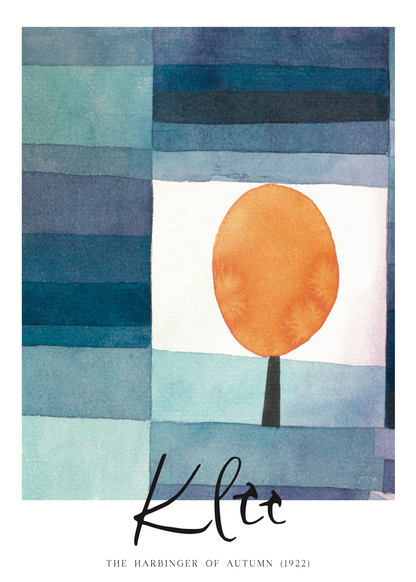 Paul Klee Sonbahar Habercisi Poster Baskı – 1922