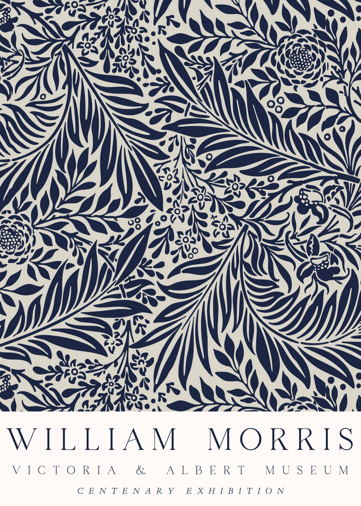 William Morris Centenary Exhibition Poster Baskı