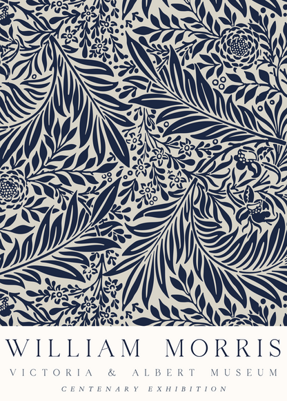 William Morris Centenary Exhibition Poster Baskı