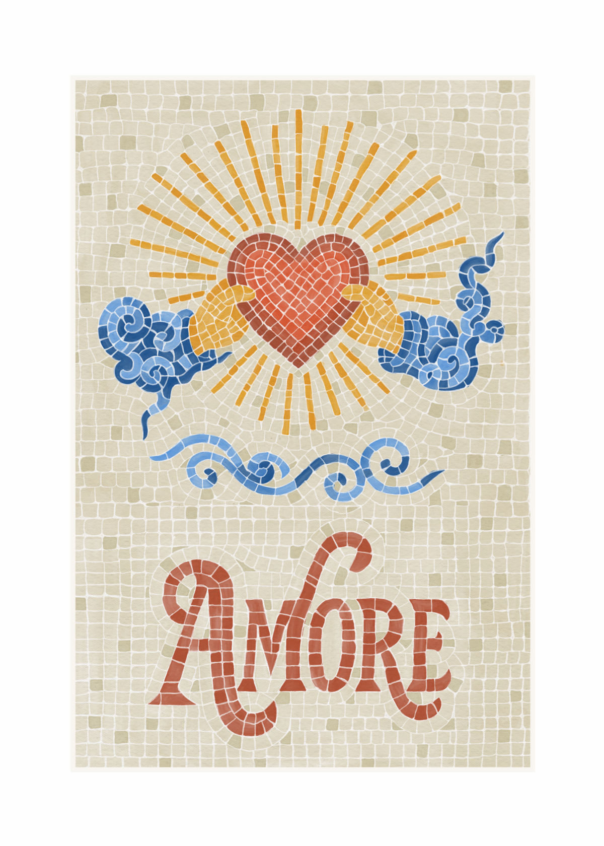 Amore Poster Baskı