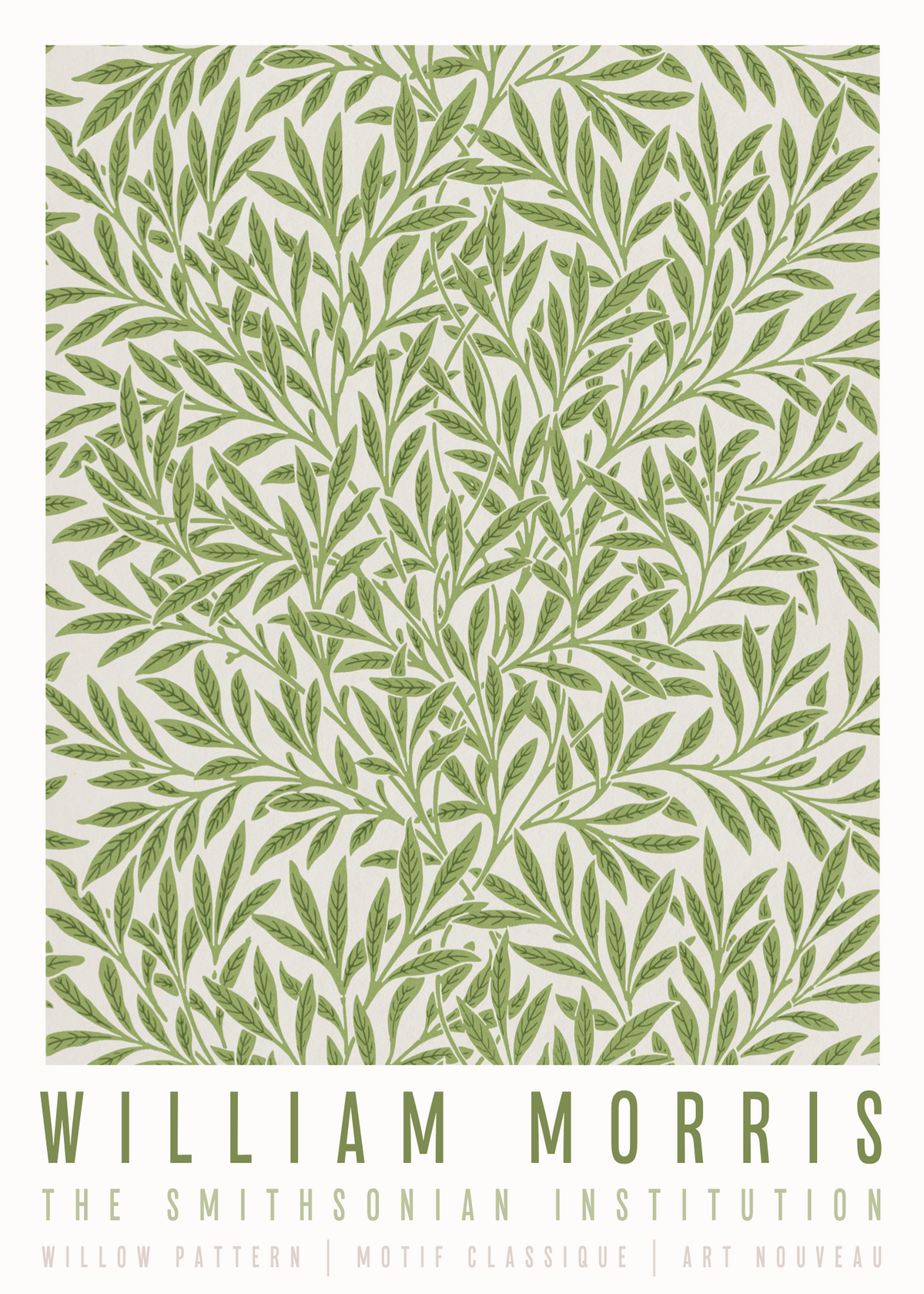 William Morris Willow Pattern Poster Baskı