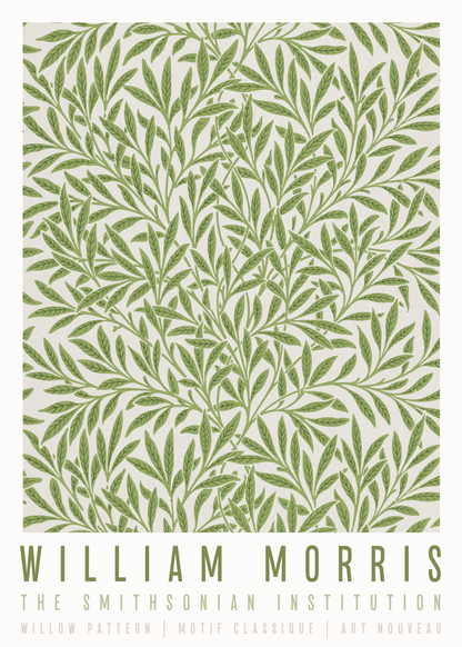 William Morris Willow Pattern Poster Baskı