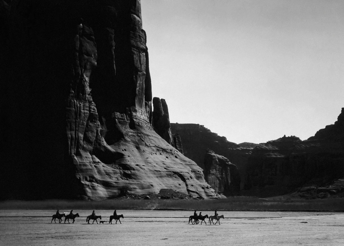 Vintage Desert Riders Fotoğrafı Poster Baskı