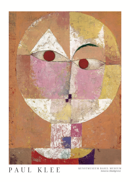 Senecio Poster Baskı – Paul Klee (1922)
