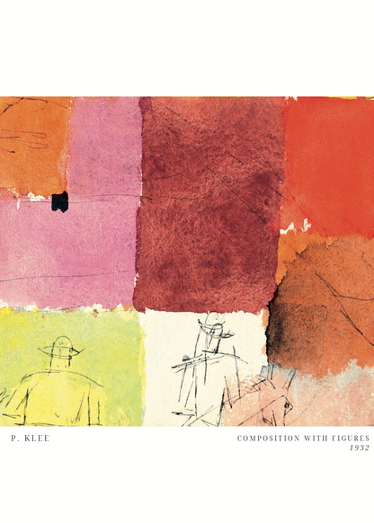 Paul Klee “Composition with Figures” Poster – Soyut Modern Sanat Baskısı (1932)