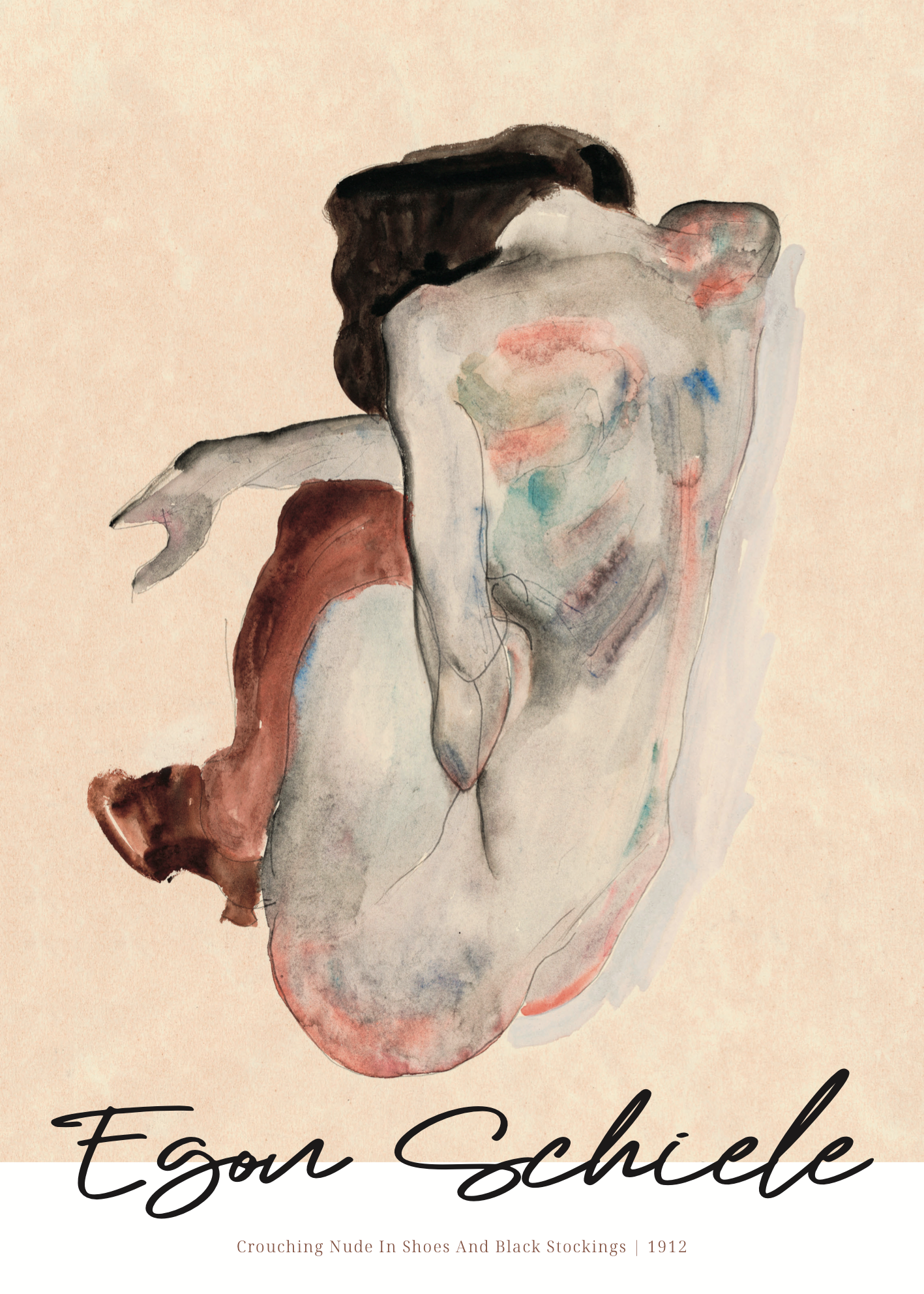 Egon Schiele Figüratif Sanat Poster Baskı