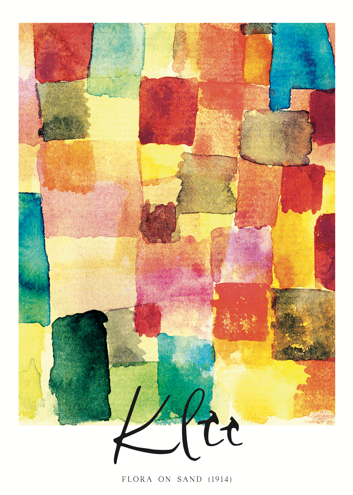 Paul Klee Kum Üzerindeki Flora Poster Baskı