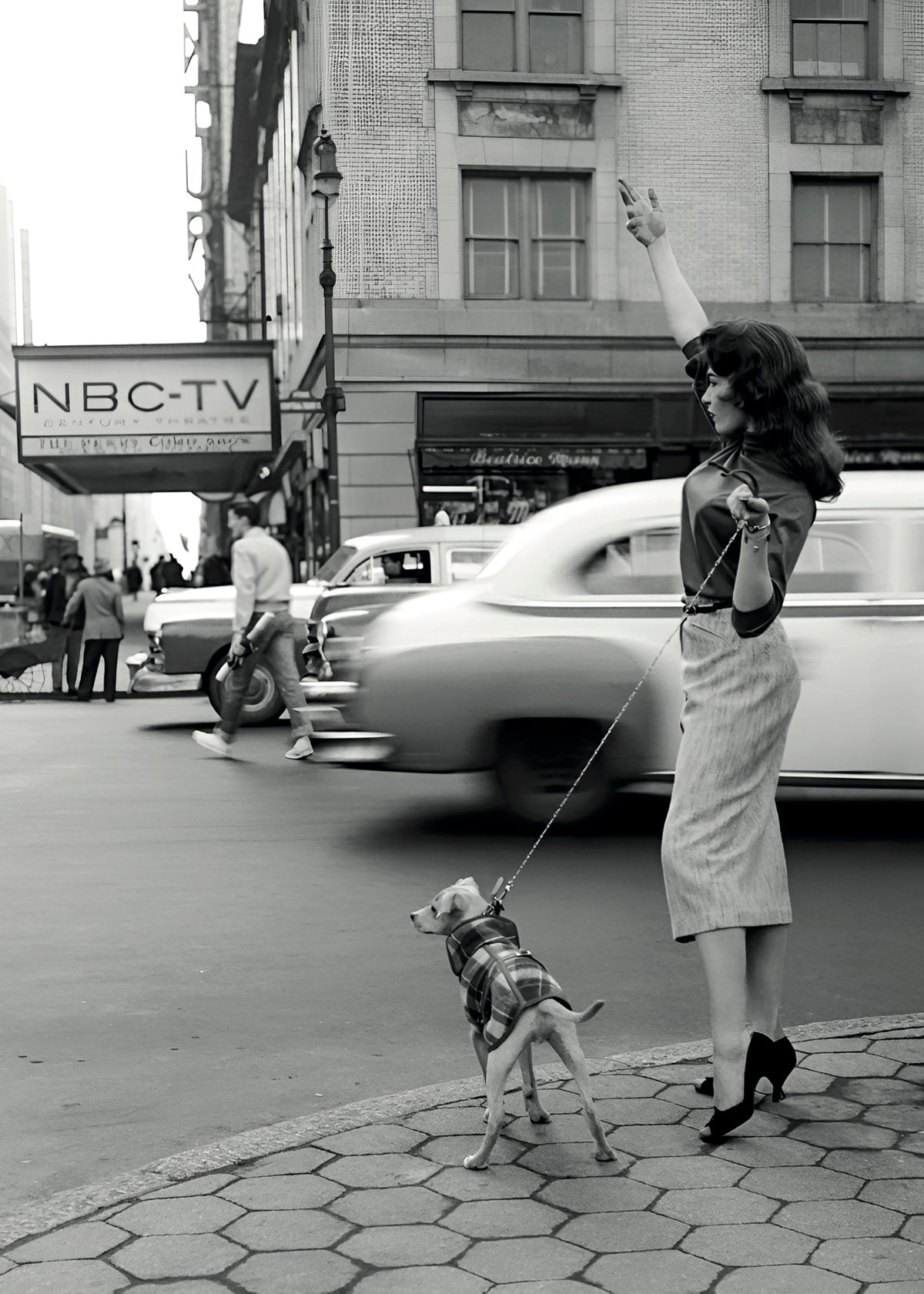 NYC Vintage Sokak Fotoğrafı Poster Baskı