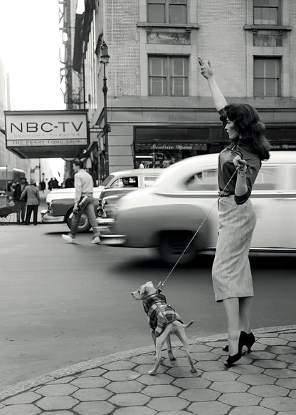 NYC Vintage Sokak Fotoğrafı Poster Baskı