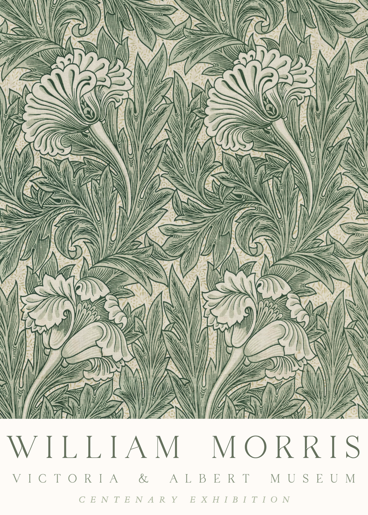 William Morris – Centenary Exhibition Poster Baskı