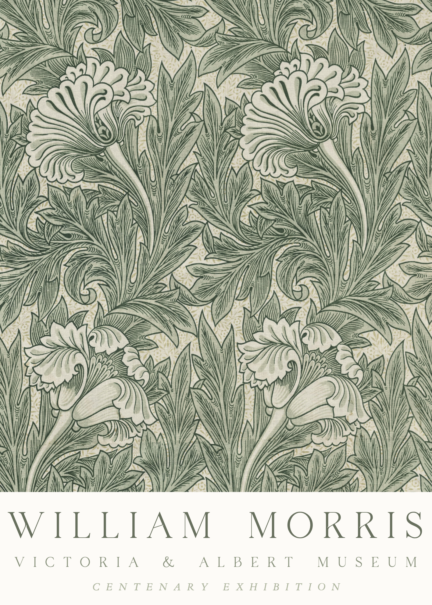 William Morris – Centenary Exhibition Poster Baskı