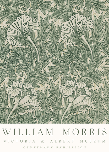 William Morris – Centenary Exhibition Poster Baskı