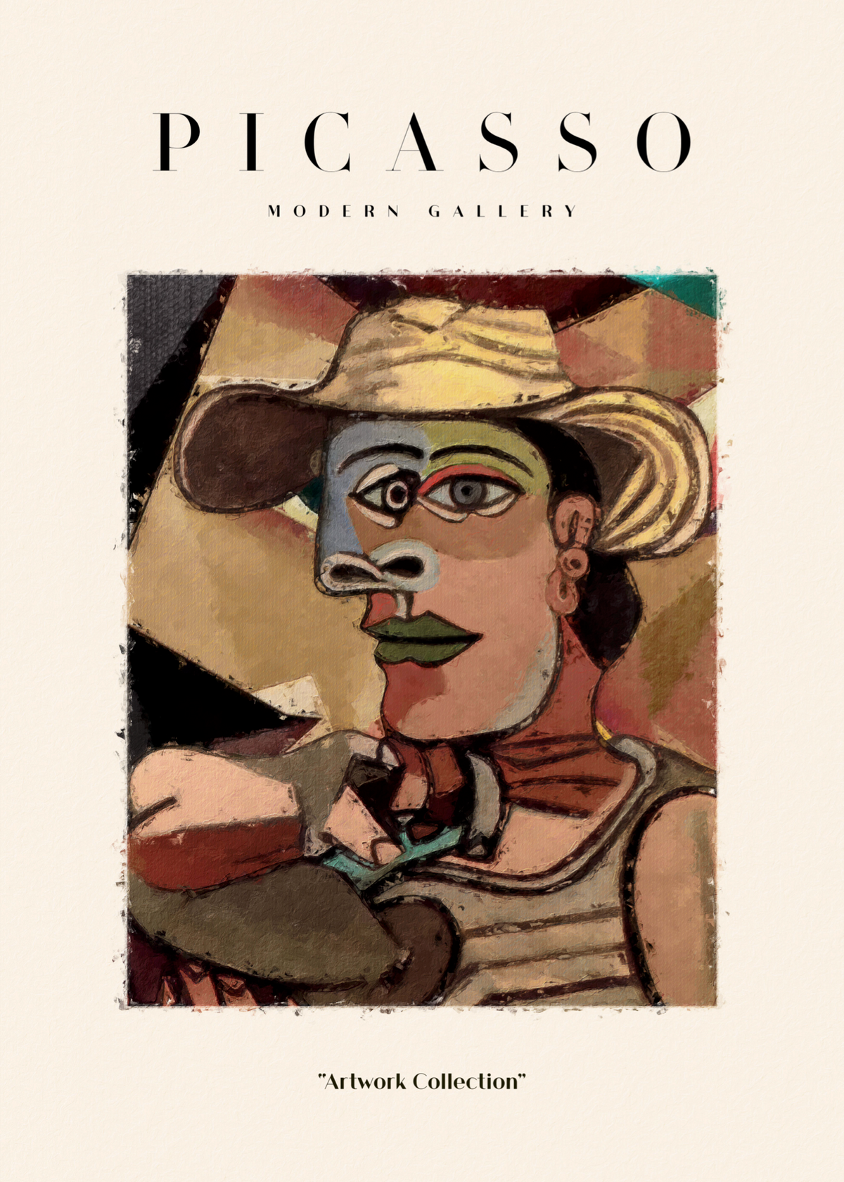 Picasso Kadın Portresi – Kübist Sanat Poster Baskı
