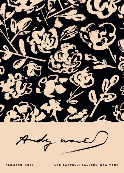 Andy Warhol Flowers 1964 Poster Baskı