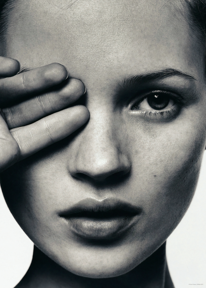 Kate Moss Blind Eye Poster