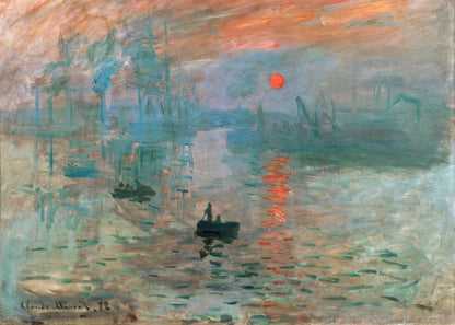 Claude Monet's Impression Sunrise