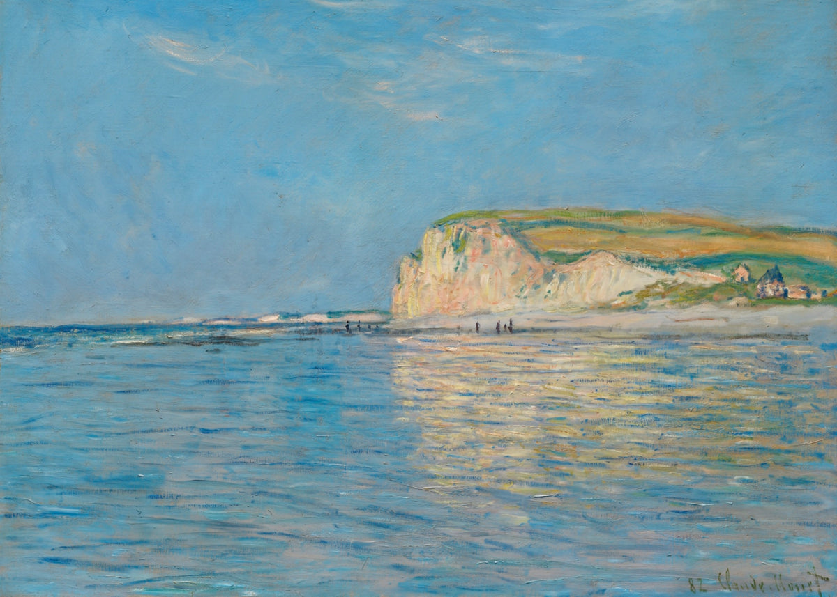 Low Tide at Pourville near Dieppe by Claude Monet