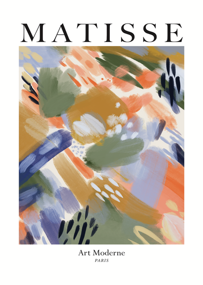 Art Moderne – Matisse Soyut Poster Baskı