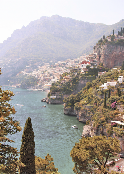 Amalfi Kıyısı Manzara Poster Baskı