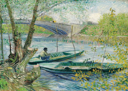 Van Gogh The Langlois Bridge at Arles Poster Baskı