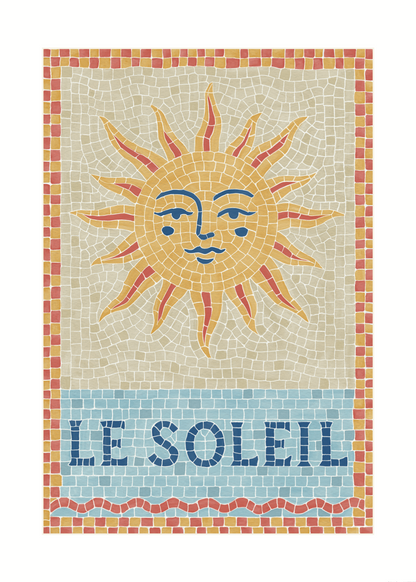 Le Soleil Poster Baskı
