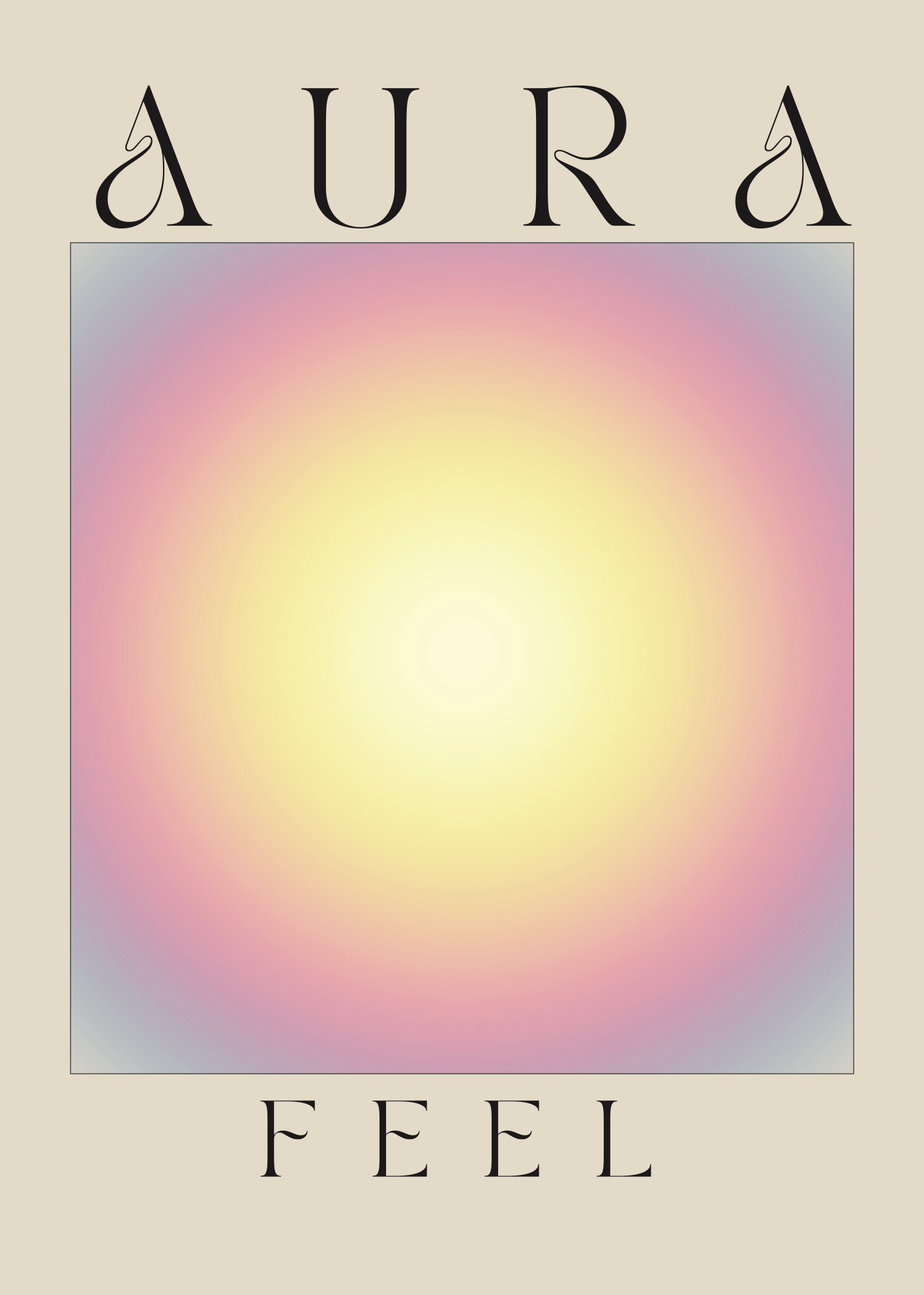 Aura Feel Poster Baskı
