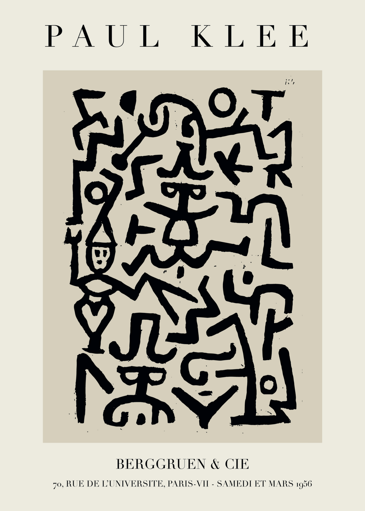 Paul Klee Figüratif Soyut Sanat Poster Baskı