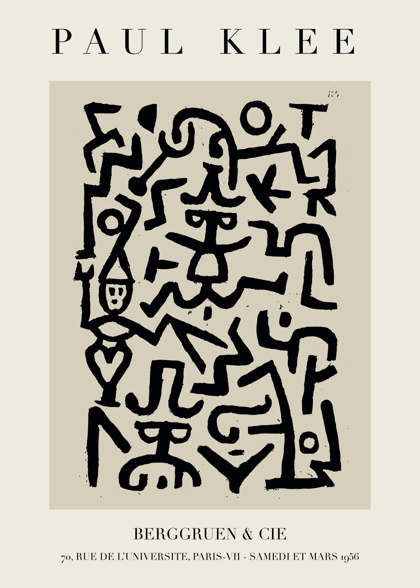 Paul Klee Figüratif Soyut Sanat Poster Baskı
