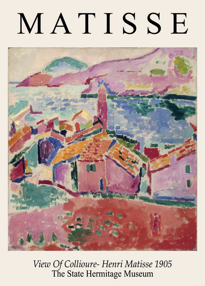 Henri Matisse – View of Collioure 1905 Poster Baskı