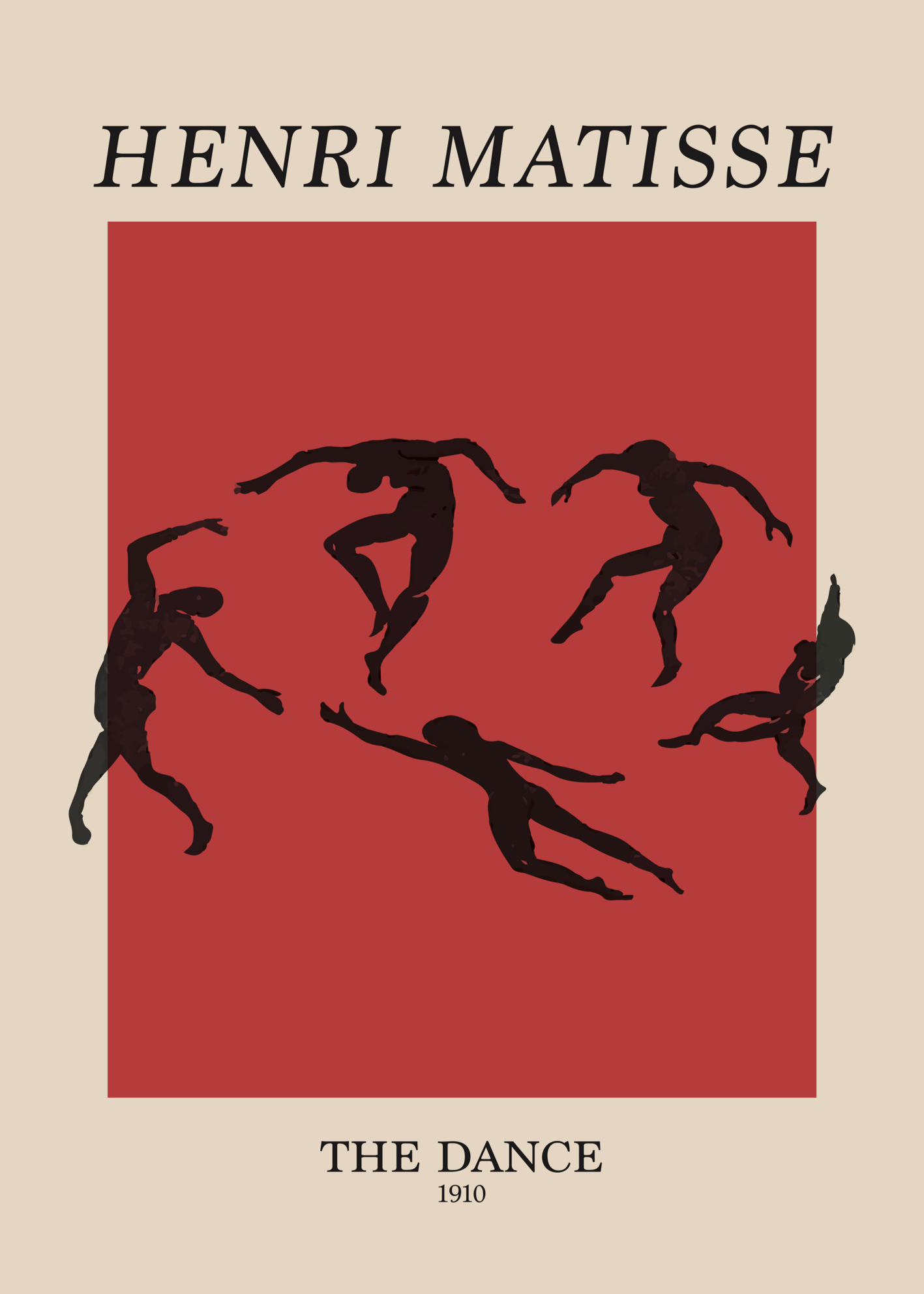 "Ritmin Bedeni" - Henri Matisse The Dance Poster Baskı