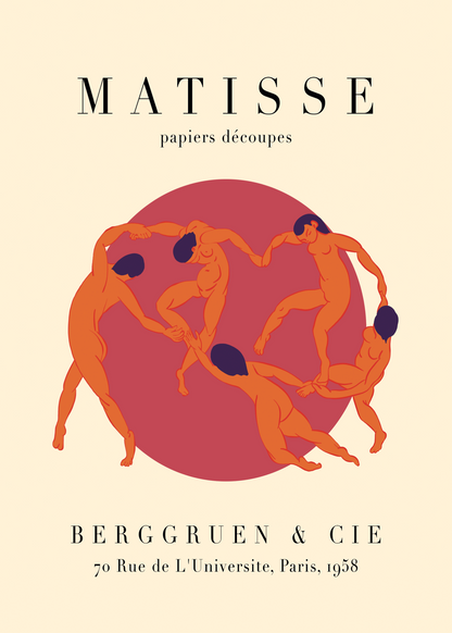 Matisse – La Danse İlhamlı Berggruen & Cie Poster