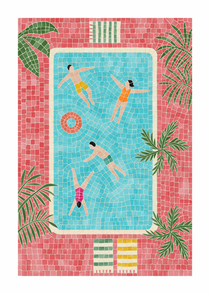 Pool Poster Baskı