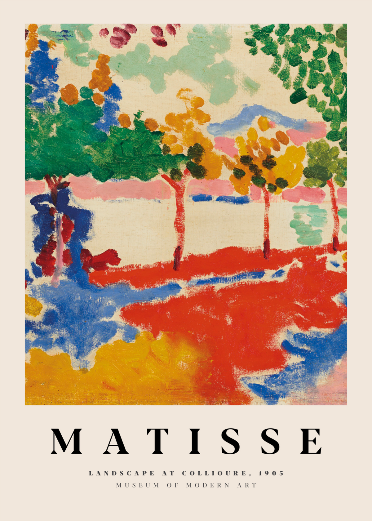 Landscape at Collioure – Matisse Poster Baskı