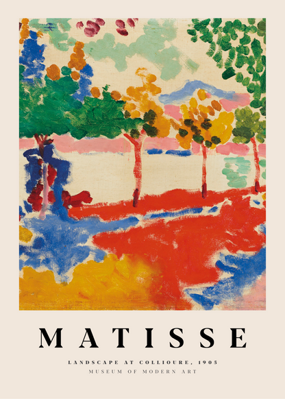Landscape at Collioure – Matisse Poster Baskı