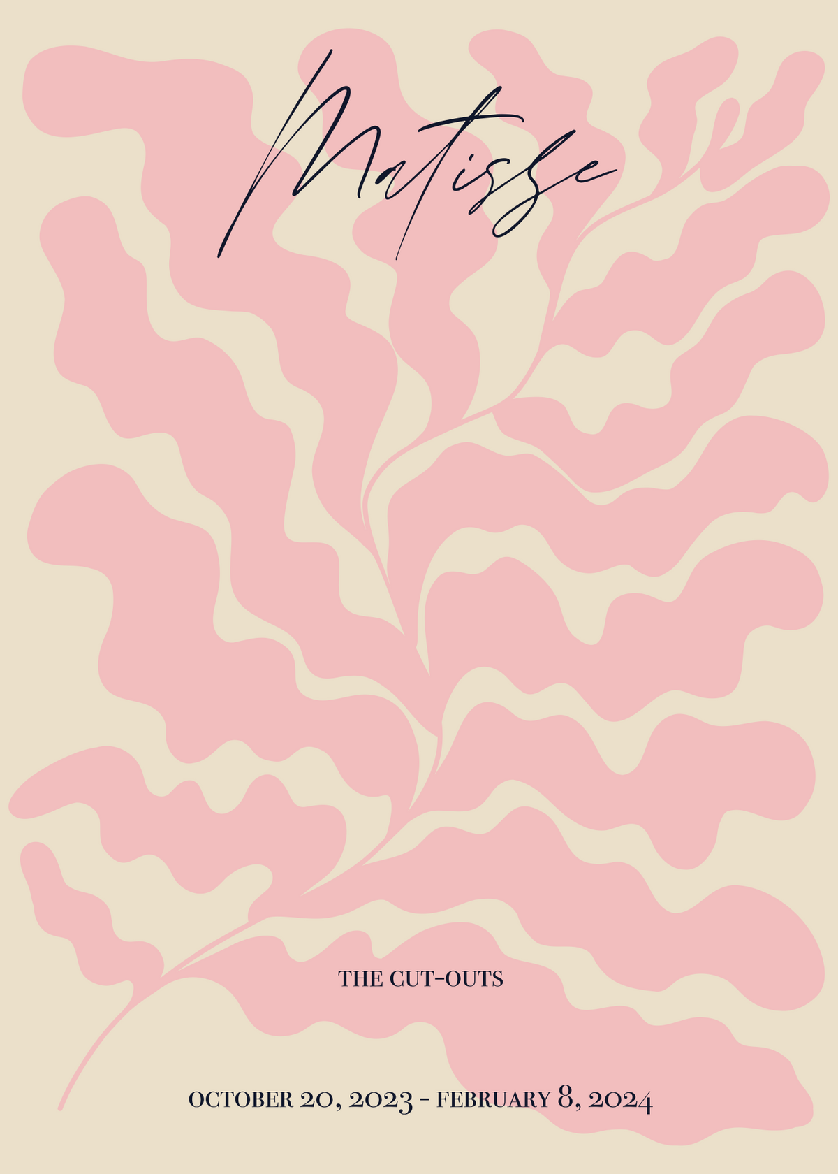 Matisse Kesme İşleri Pembe Poster Baskı