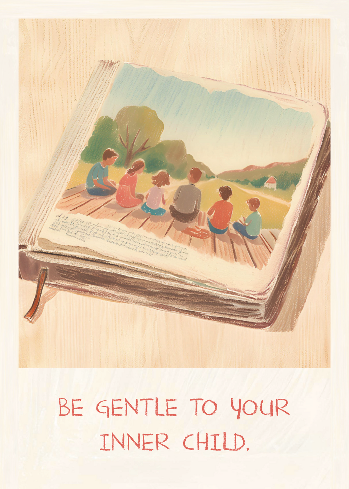 Hiwell x Yaris Poster Be Gentle To Your Inner Child Poster Baskı