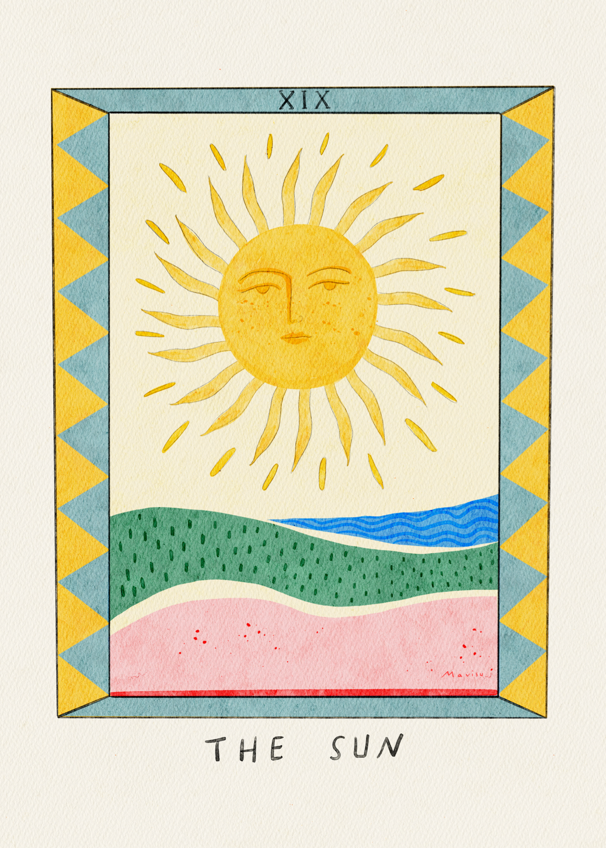 The Sun Poster Baskı