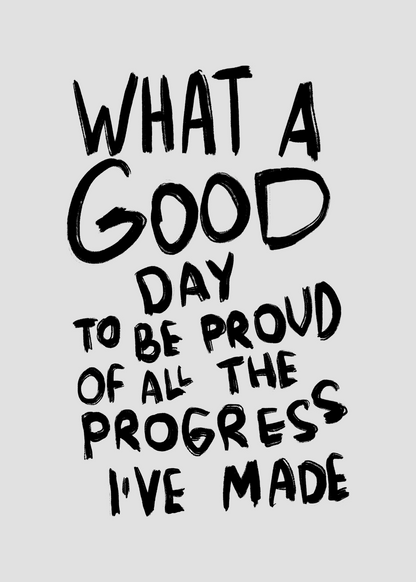 What a Good Day Poster Baskı