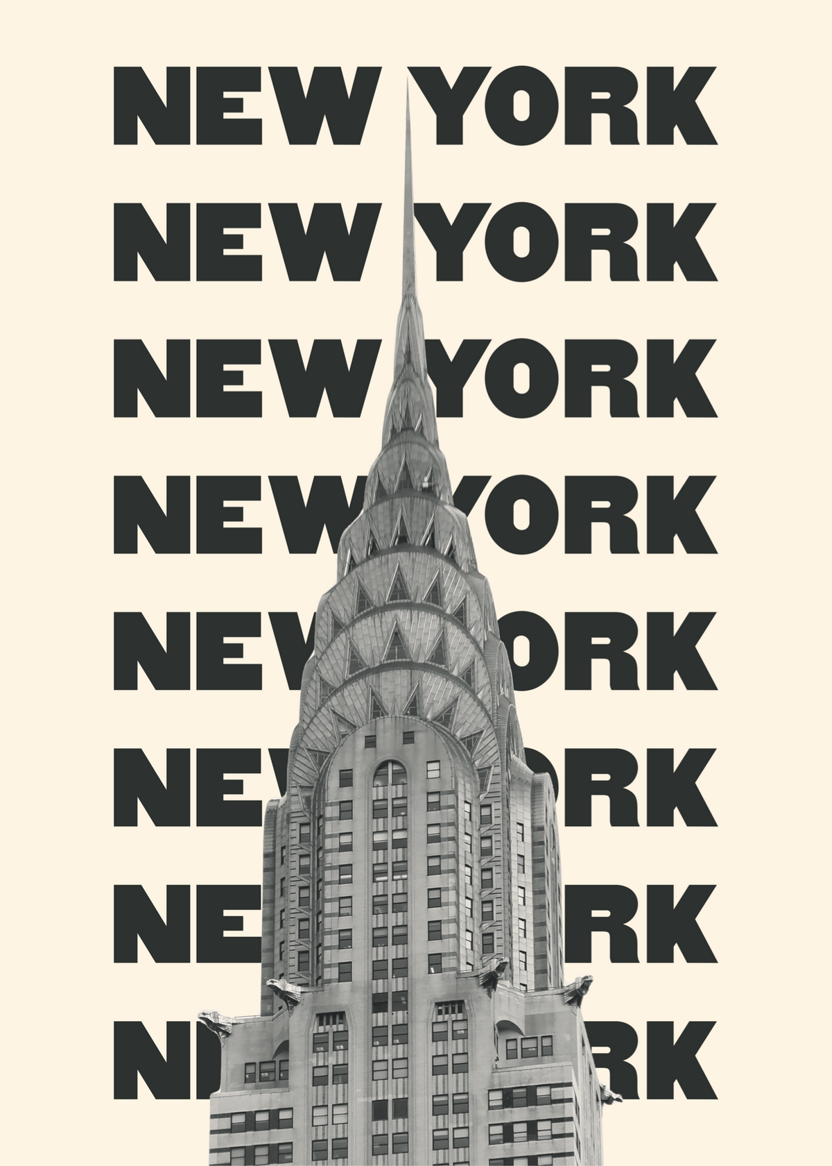 New York Siyah Beyaz – Poster Baskı