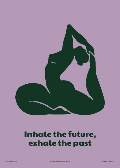 Inhale the Future – Minimalist Poster No. 09
