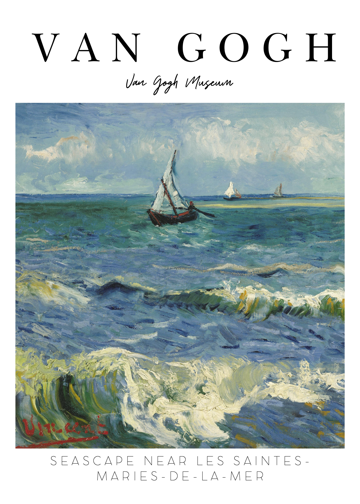 Seascape – Van Gogh Deniz Manzarası Poster Baskı
