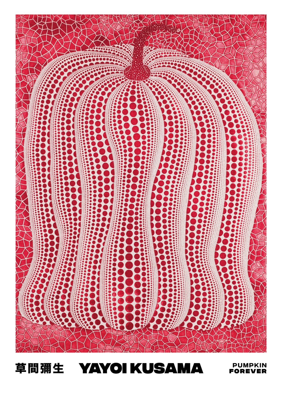 Pumpkin Forever – Yayoi Kusama Poster Baskı
