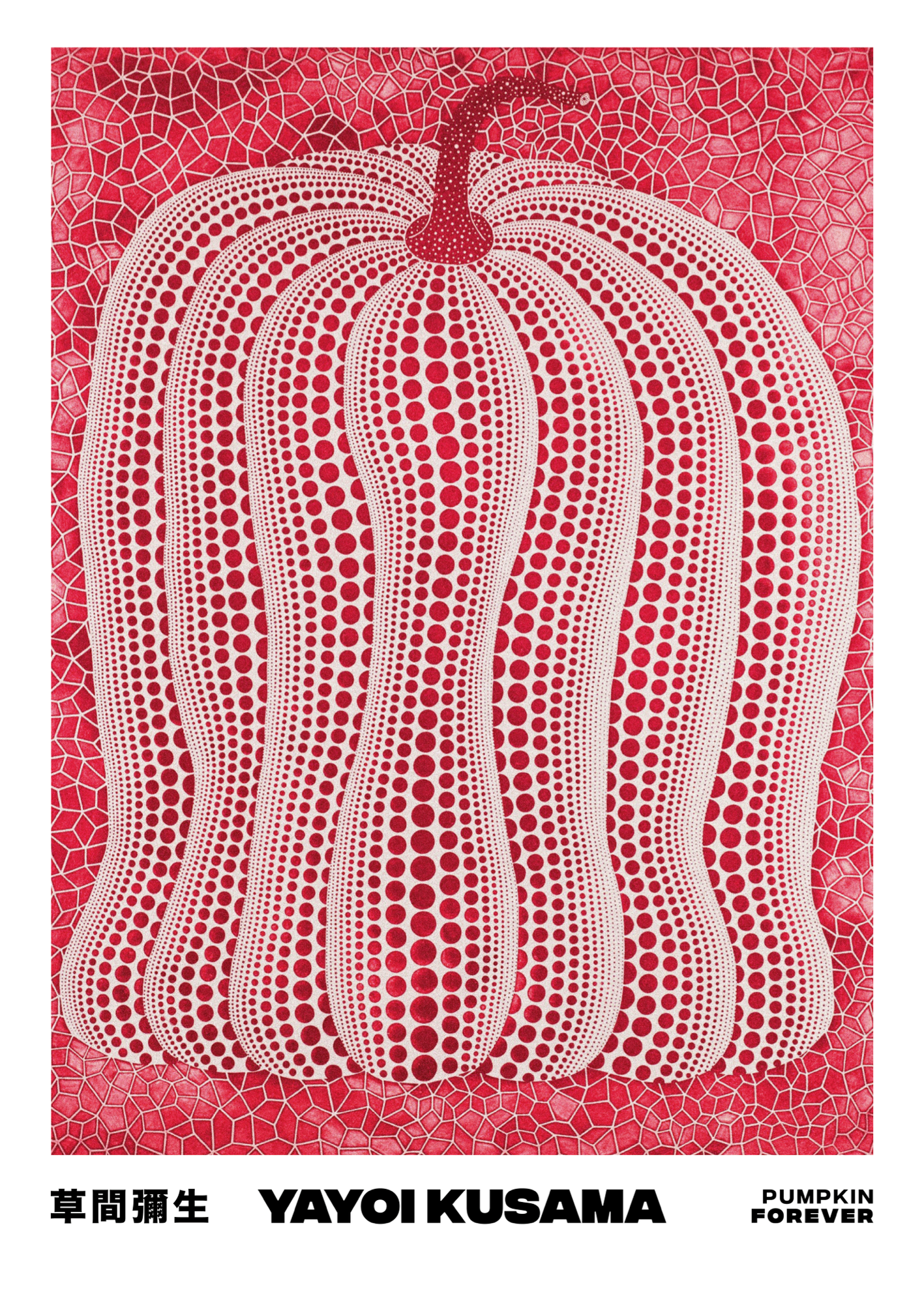Pumpkin Forever – Yayoi Kusama Poster Baskı
