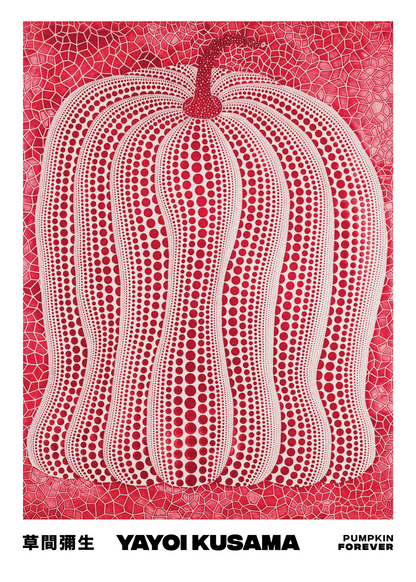 Pumpkin Forever – Yayoi Kusama Poster Baskı